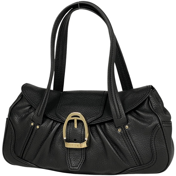 Celine Handbag Leather Black - Picture 1 of 6